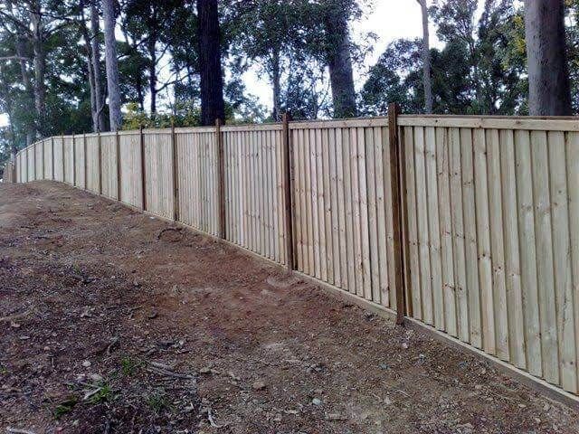 Timber and Colorbond fencing built by Barden Bros Group